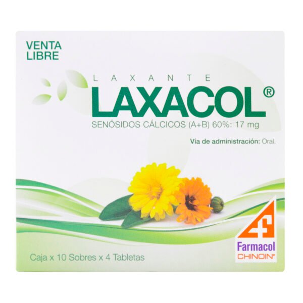 LAXACOL -TABLETAS - SENOSIDOS CALCICOS CAJA X 10 SOBRES