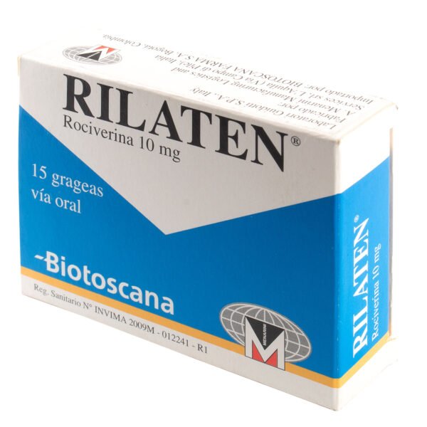 RILATEN 10 MG - ROCIVERINA CAJA X 15 GRAGEAS