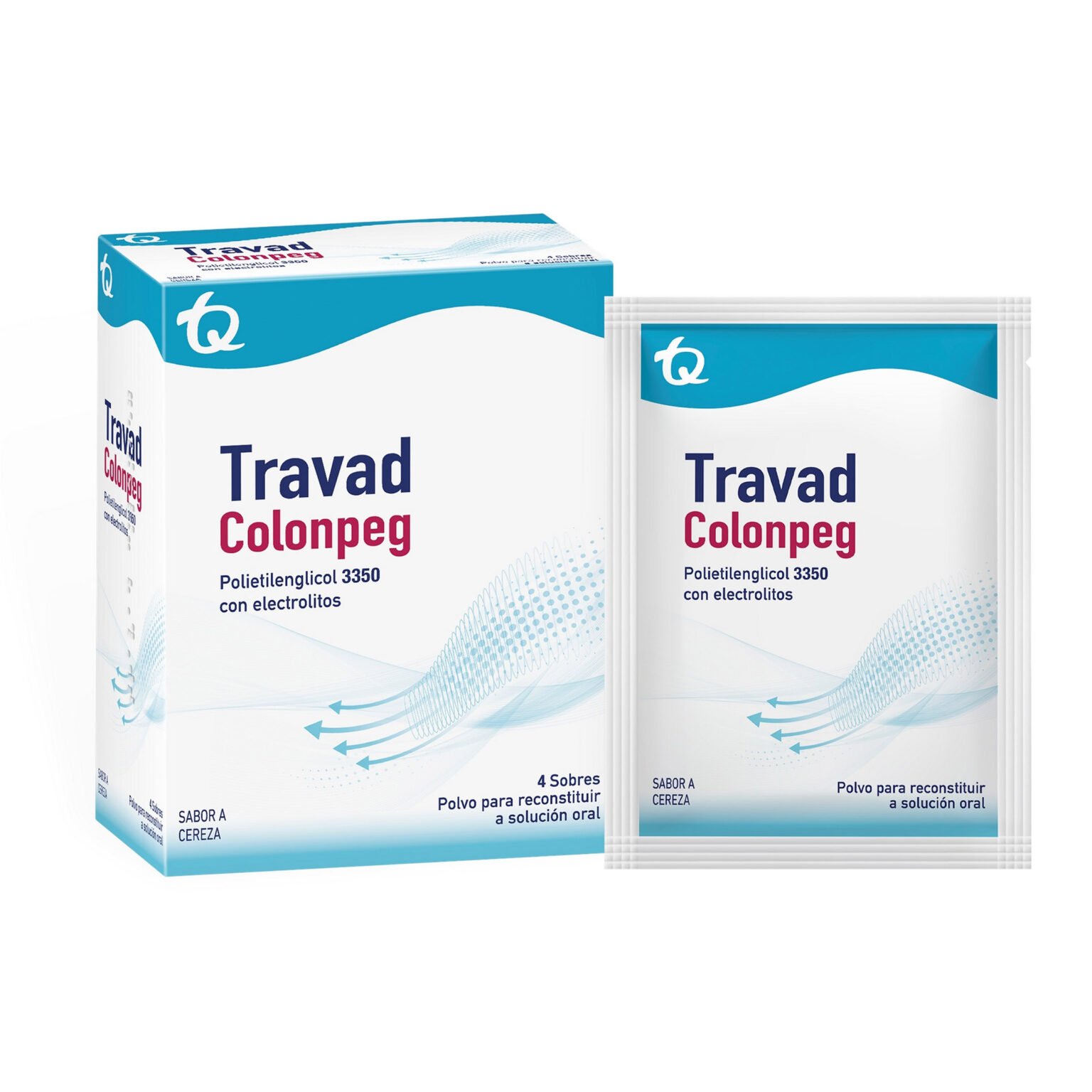 TRAVAD COLON PEG – POLIETILENGLICOL CAJA X 4 SOBRES – Farmajunior