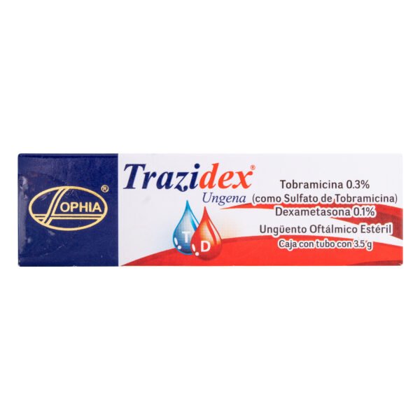 TRAZIDEX UNGÜENTO – TOBRAMICINA-DEXAMETASONA TUB X 3.5 GR