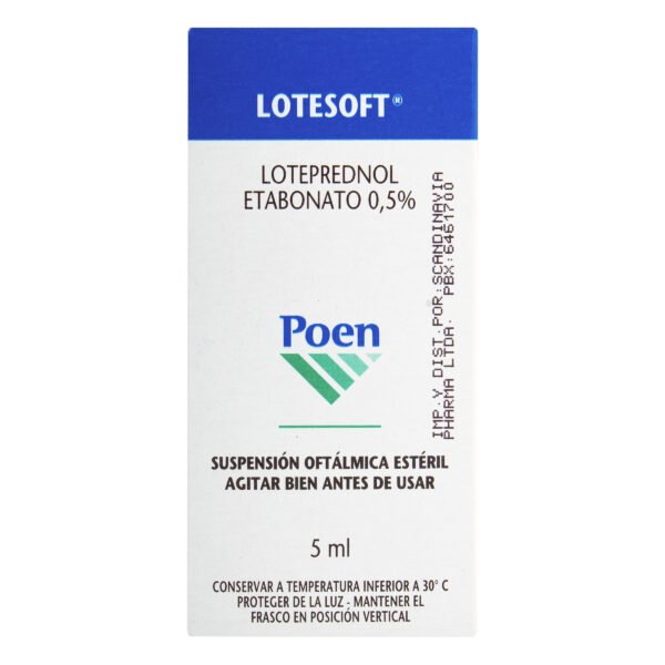 LOTESOFT 0.5% GOTAS - LOTEPREDNOL ETABONATO FCO X 5 ML
