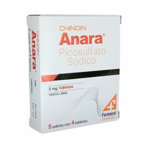 05580 CHINOIN ANARA - PICOSULFATO SODICO CAJA X 20 TBS