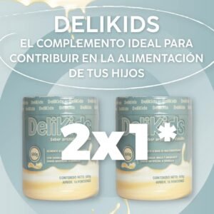 OFERTA DELIKIDS VAINILLA 2X1